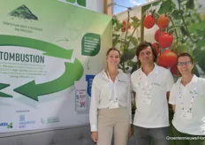 Josephine Cafmeyer, Jonas Wagner and Elena Cuter (Anorel). Anorel recently started the Tombustion project. Making fertilizer from tomato plant waste (hortidaily.com)
